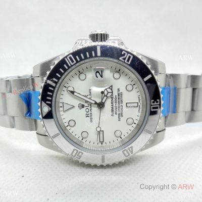 Replica Rolex Submariner Silver Ceramic Bezel 40mm Mingzhu Watch